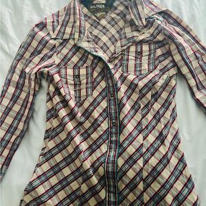 Tommy Hilfiger Plaid Shirt - Red, Blue, White